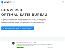 Tablet Screenshot of mindwise.nl